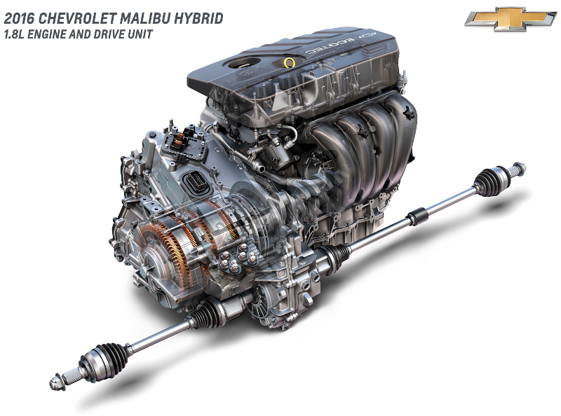 Moteur Chevrolet Malibu hybride 2016