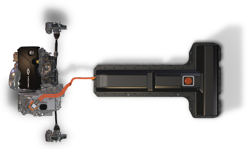 Chevrolet Volt 2016 moteur batterie