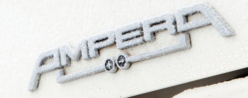 GPS d'Opel Ampera sur la glace