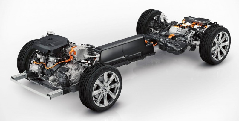 Chassis Volvo XC90 Plug-In Hybrid Twin Engine T8