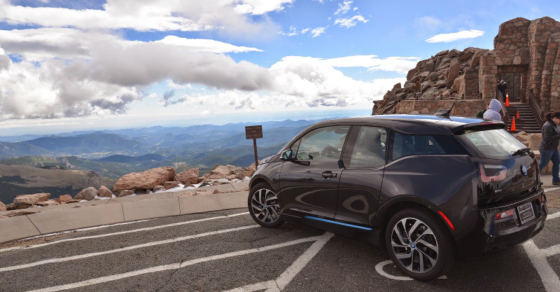 BMW i3 à la montagne