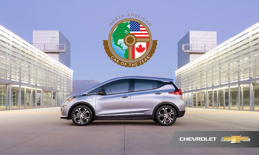 Chevrolet Bolt voiture de l'année