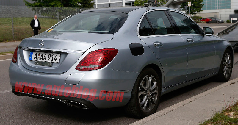 Mercedes Classe C hybride rechargeable prototype