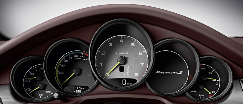 Compteur Porsche Panamera hybrid