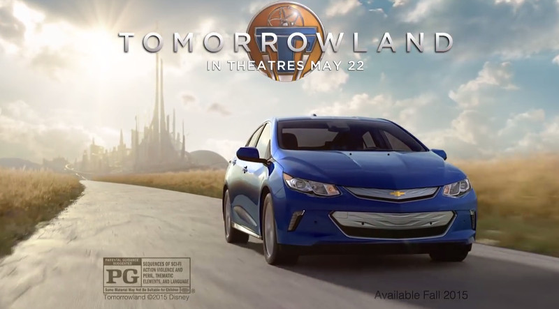 Chevrolet Volt 2016 tomorrowland à la poursuite de demain