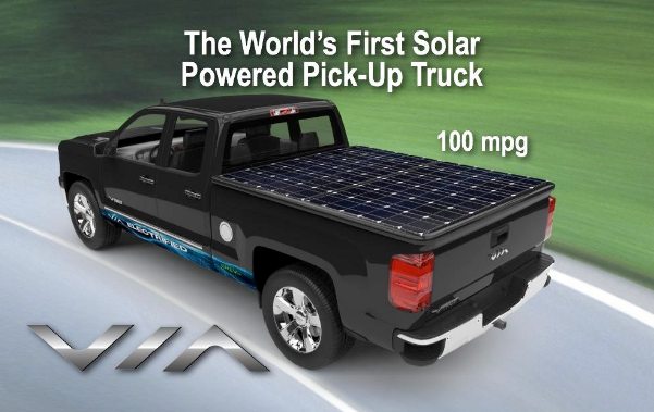 pick-up solaire Via motors